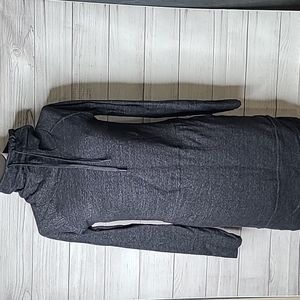 Prana Medium Cowl Neck Tunic Dress Dark Grey